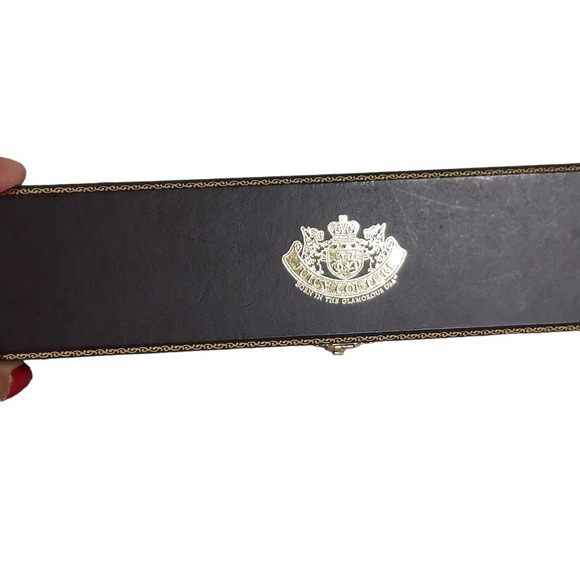 Juicy Couture Rhinestone Goldtone Double Hearts Link Bracelet with box Firm - Picture 8 of 9